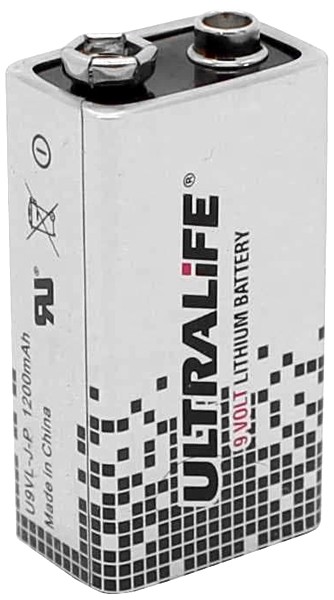 Ultralife 9 Volt Lithium Battery U9VL-J-P