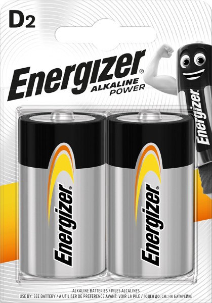 Energizer Alkaline Power D 2er Blister