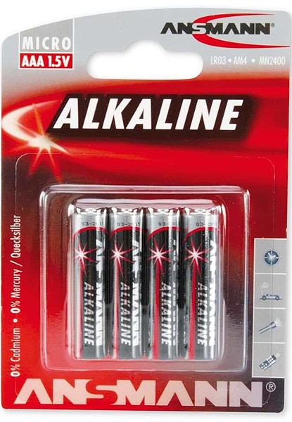 Ansmann Alkaline Red AAA 4er Blister