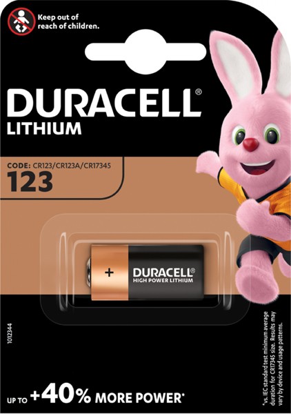 Duracell Lithium 123 Batterie