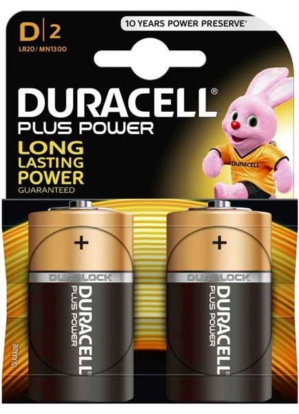 Duracell Plus Power MN1300 D 2er Blister