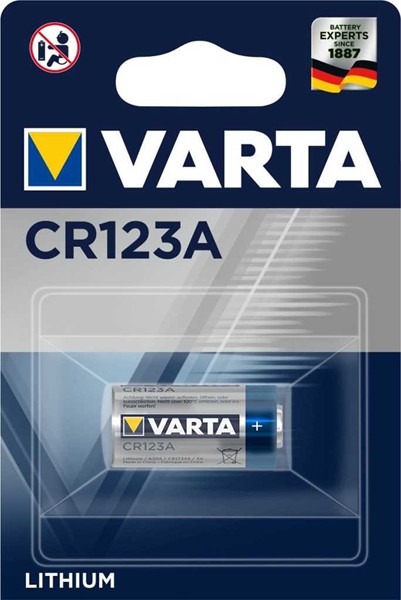 Varta CR123A Lithium Batterie 6205